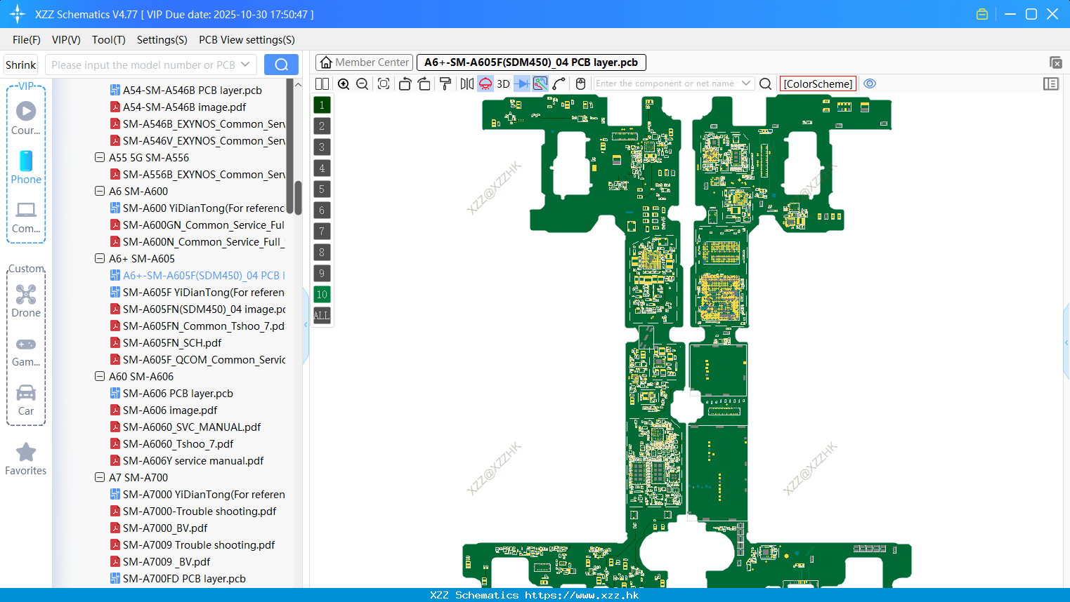 Samsung A6+-SM-A605F(SDM450)_04 PCB Layer